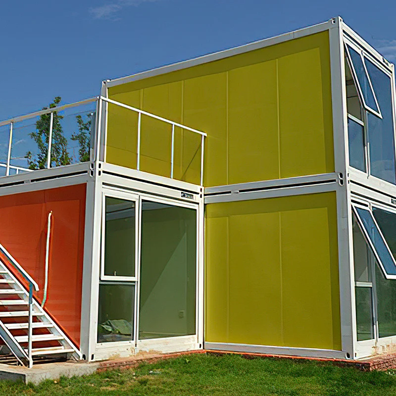 Professinal Designed Light Steel Frame Prefabricated Fast Assembly Container House