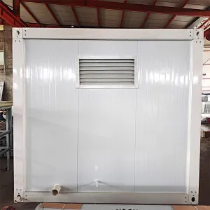 Double Door, Sliding or Double Push Door, Two or Four Window Prefab Container House