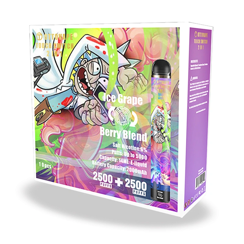 TOUCH SWITCH 5000 Puffs Dual Flavors Disposable Vape