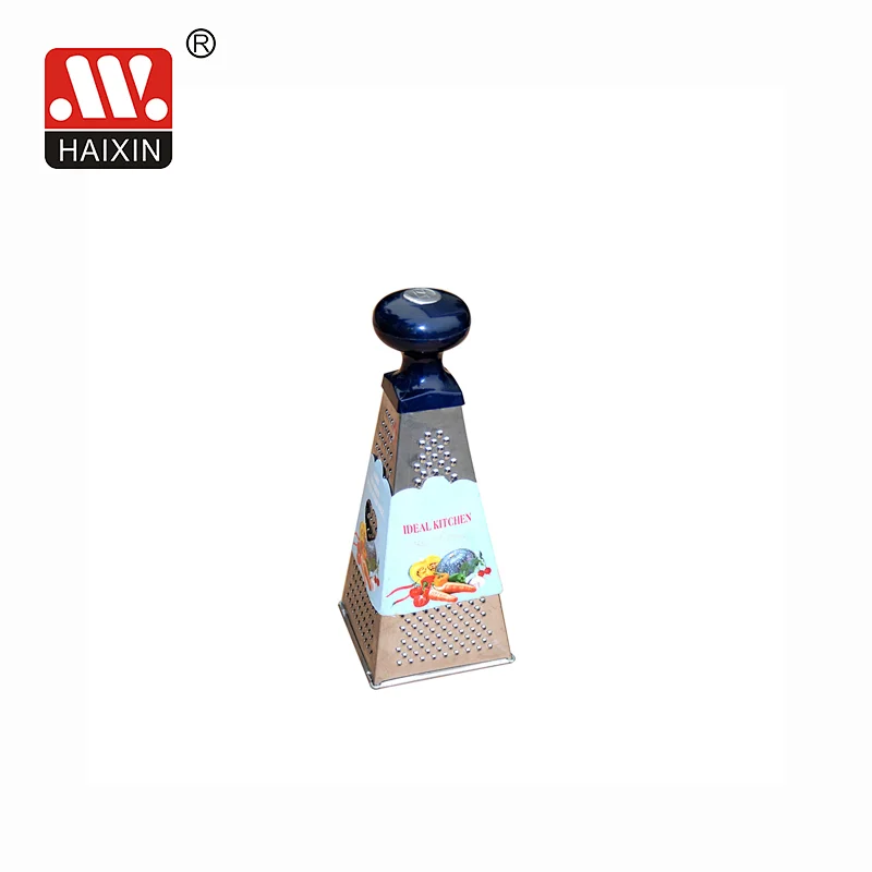 4-Sided Stainless Steel grater with holder for  Cheese and Vegetables