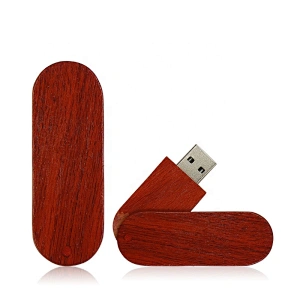 Ready Stock China Customized Wooden Memory Stick High Speed And Capacity Rotate Flash Drive