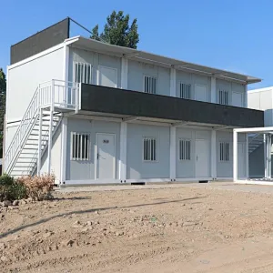 Casa prefabricada del envase del paquete plano de las casas prefabricadas del envío de lujo
