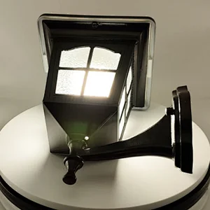 Goldsuno 3CCT Solar Vintage Wall Lamp Outdoor 400 Lumens Wall-Mounted Landscape for Garden Fence Yard Lamps