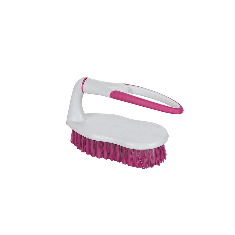 PLASTIC SCRUB BRUSH WITH SOFT GRIP