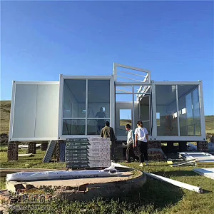 Removable Light Steel Frame Fast Assembly Sandwich Panel Container House  Home  Villa Dormitory Bar