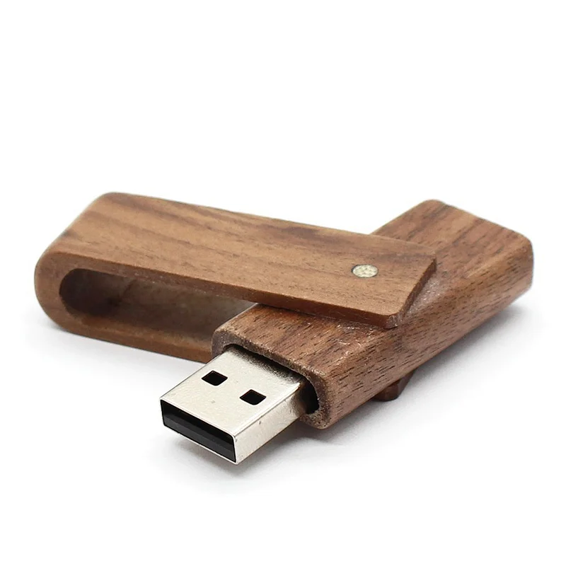 Real Unique Custom Logo Wooden USB Drive High Speed Portable Custom USB Drives China