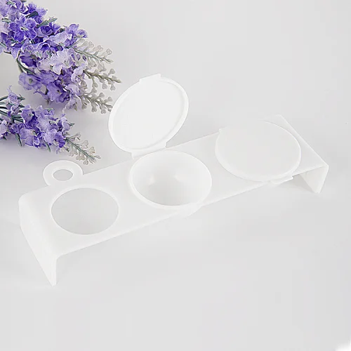 Triple Plastic Dappen Dish