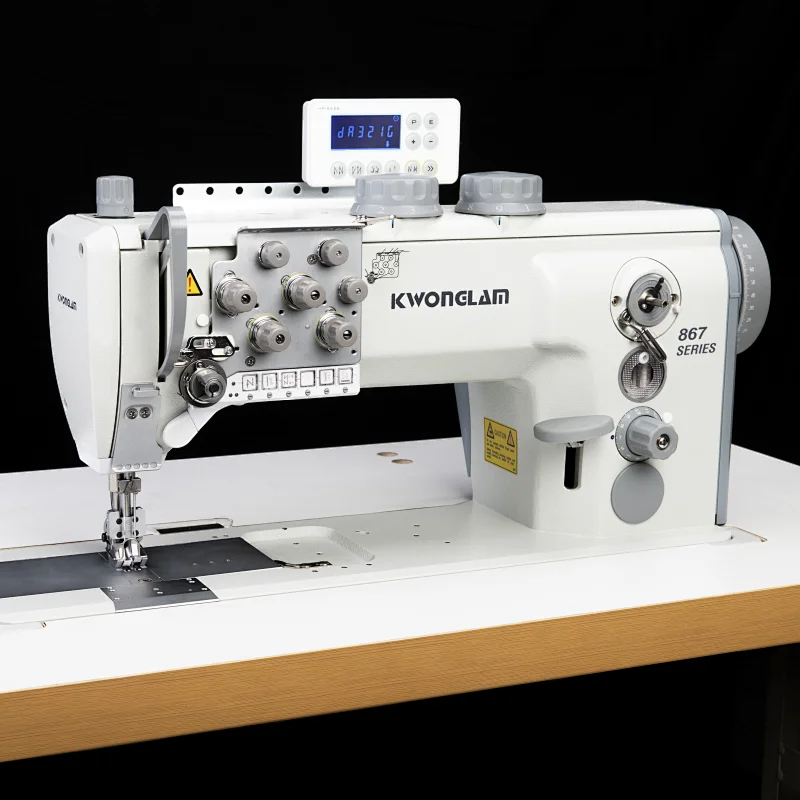 KL-867-221126 Double Needle Computerized Super Thick Material Compound Feed Walking Foot Lockstitch