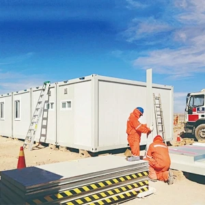 Edificio de estructura de acero modular de oficinas prefabricadas