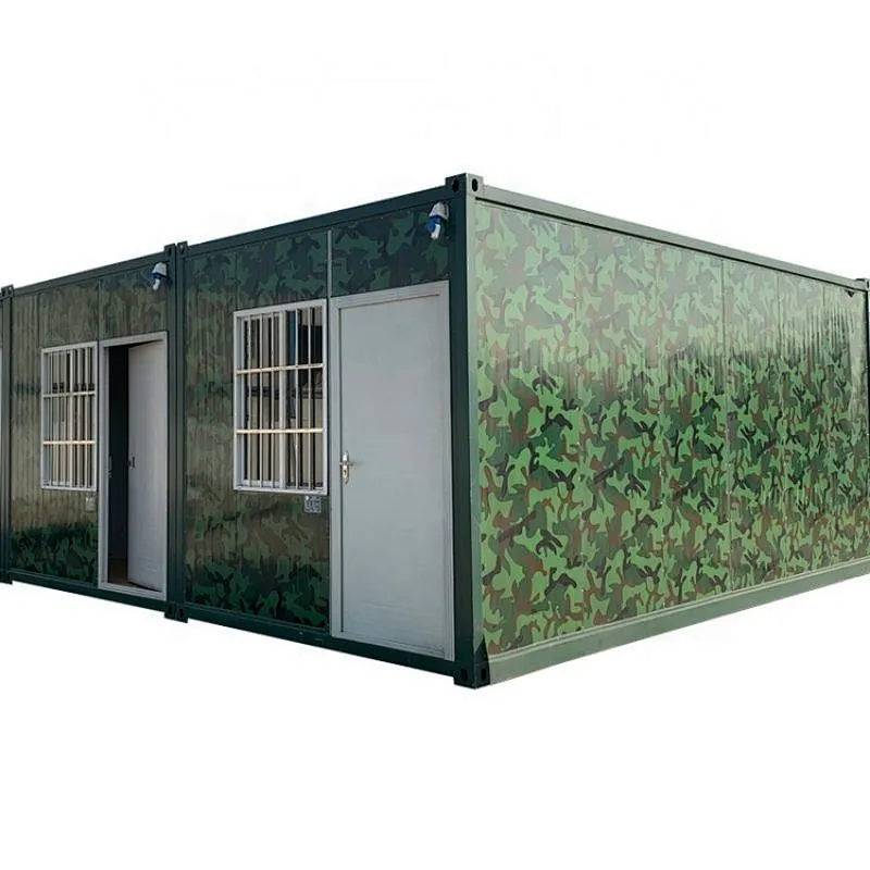 GZXINCHENG High quality 40ft sandwich panel flat pack container house fireproof prefab camp