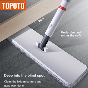 TOPOTO New Design Made in China Lazy Cleaning Microfiber Spray Mop, Lazy Healthy Water Aluminum Spray Mop