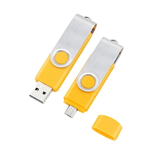 Widely Compatible USB 2.0 Interface Pen Drive Metal Swivel USB For Phone With High Quality Flash Chips