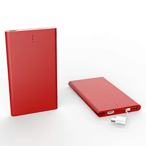 Portable Slim 4000Mah Power Bank Metal Body Cool Power Banks With Fast Charging Speed S-19