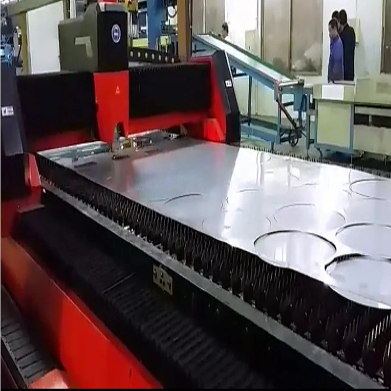 Línea de producción de corte por láser de chapa de acero