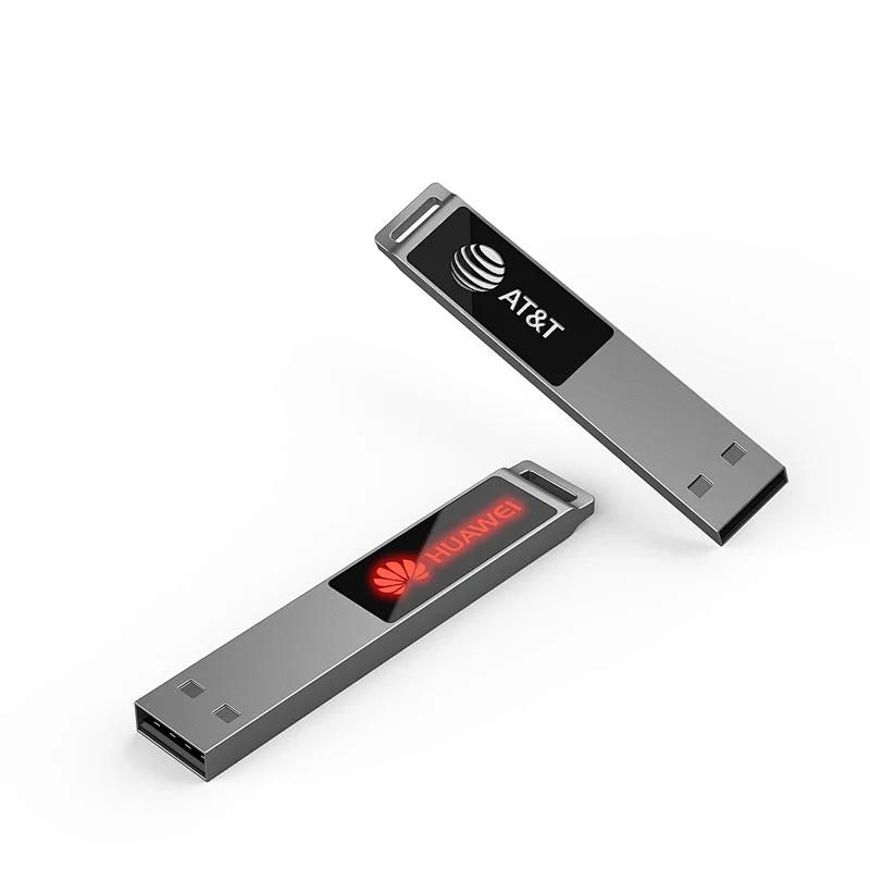 Hot High Quality USB Flash Drive Metal Memory Stick For iPhone Android PC Tablet Minimalist Flash Drive