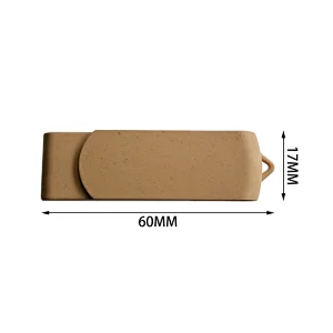 Environmental Twister U Disk Fast Transmission Biodegradable Swing USB Flash Drive With Wide Compatibility