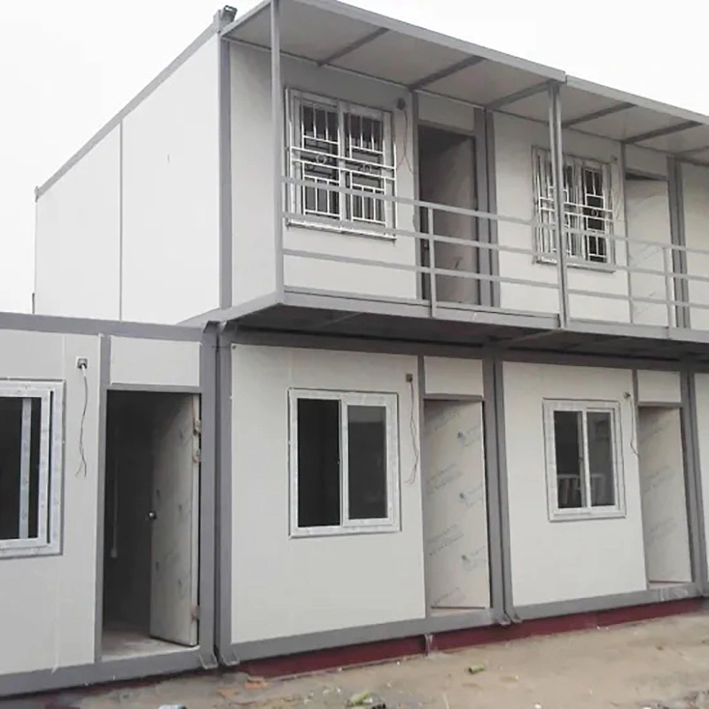 Casa prefabricada del envase de la estructura del marco de acero de la venta caliente