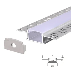 61x14mm LED Aluminum Profiles