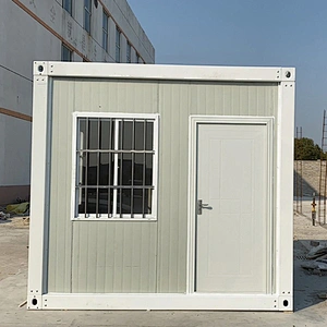 Fast Installation  Temporary Office Workshop Flat Packing Prefab Container House with SGE, CE & ROHS