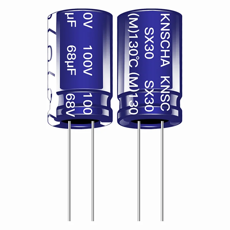 KNSCHA Radial Type Aluminum Electrolytic Capacitor 68UF 100V