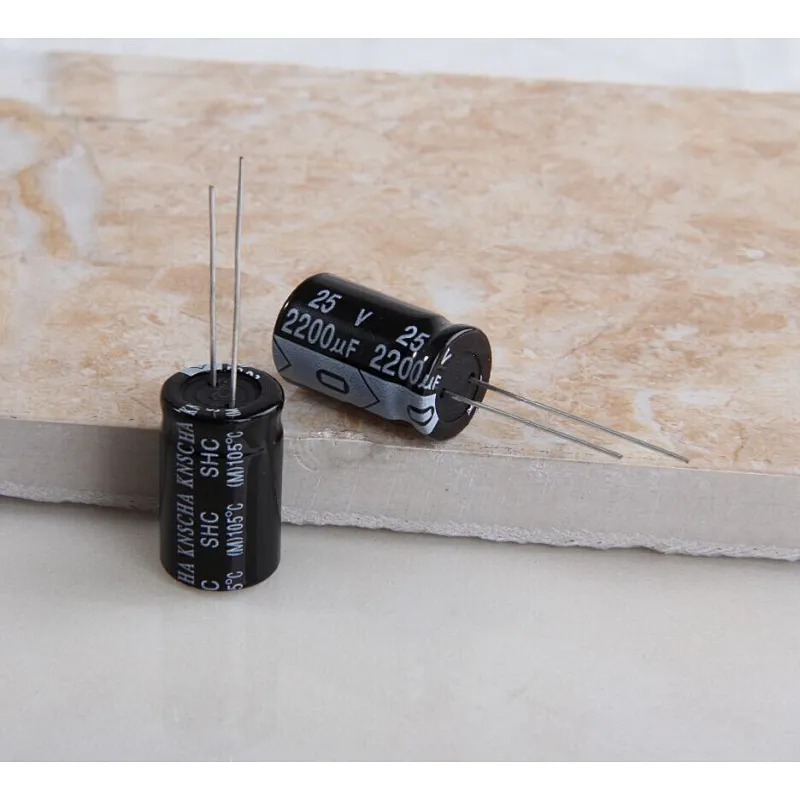KNSCHA Aluminum Electrolytic Capacitor Radial Lead Type SHC 2200UF 25V 5000H