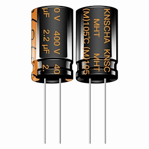 KNSCHA Radial Type Aluminum Electrolytic Capacitor 2.2UF 400V