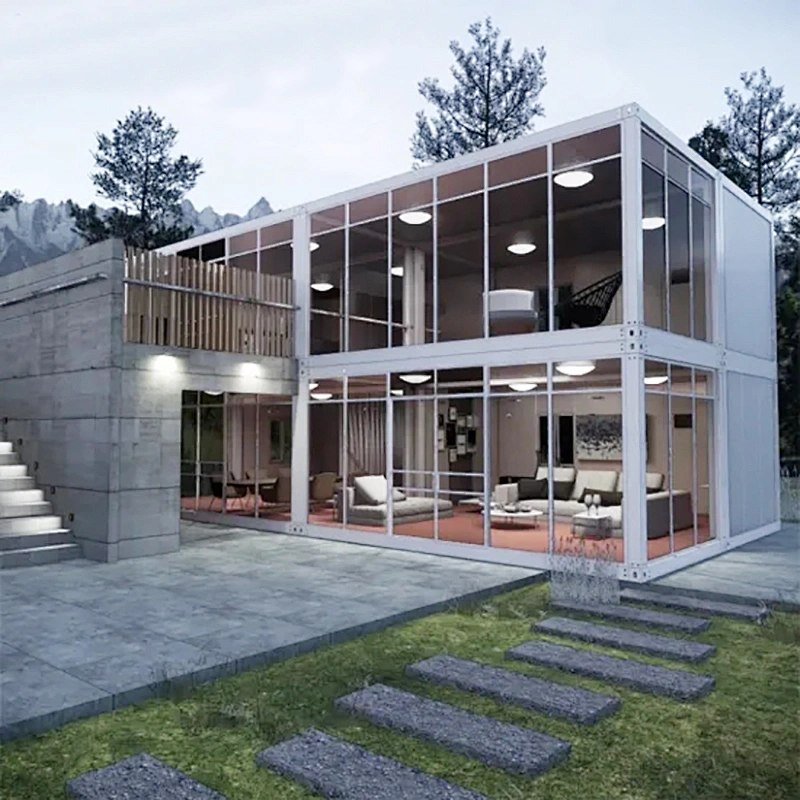 Fast Install Steel Structure Prefabricated Luxury Container Prefab House for Sale