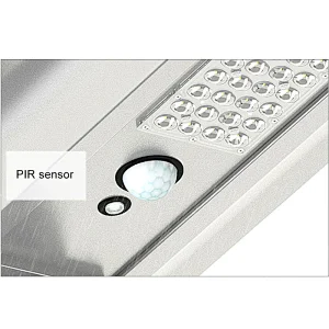 FlyHawk 80w All In One Solar Street Light Auto Dusk To Dawn With Motion Sensor