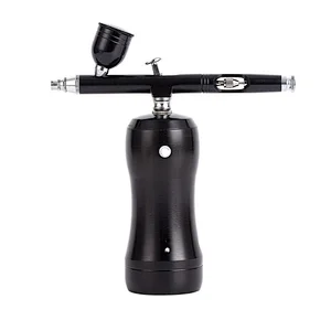 Cordless Handheld Airbrush Compressor & 0.3MM Airbrush With 3 Removable Cups for Nail Art, Makeup, Model Painting