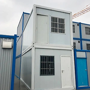Casa contenedor modular moderna de acero ligero de fácil instalación