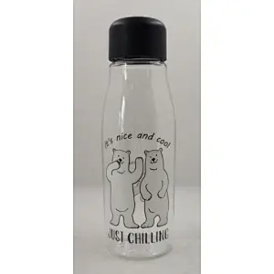 PLASTIC WATER BOTTLE WITH PRINTING