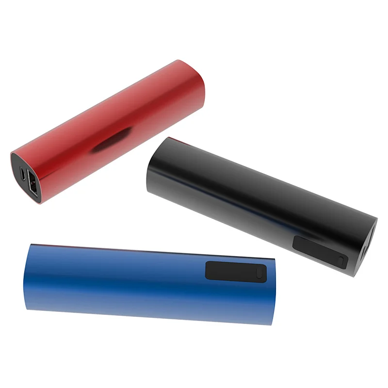 Lightweight Custom Power Bank Super Mini High Capacity Lipstick Size Portable Charger For Phone S-33