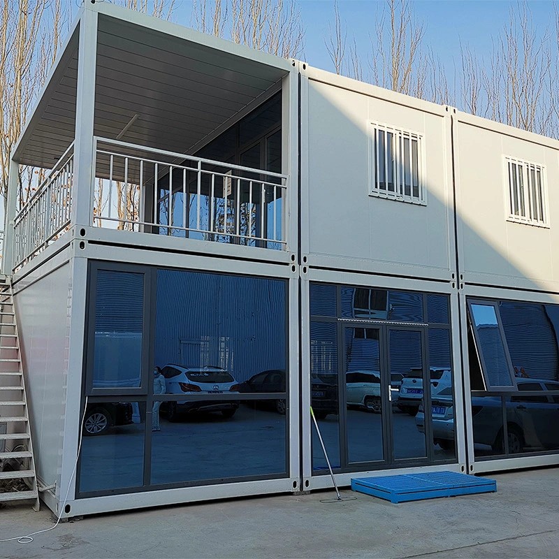 Casa contenedor de lujo prefabricada con baño