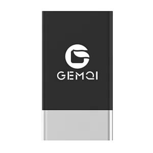 GEMQI Fashion Power Bank 5000Mah Metal Best Power Bank For Travel Mini Portable Power Bank For Phone P-33