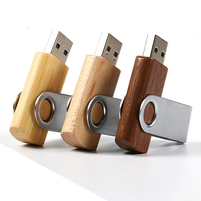 GEMQI Ready Stock Custom Rotate USB Flash Drive USB 3.0 Memory Stick Flash Pen Drive