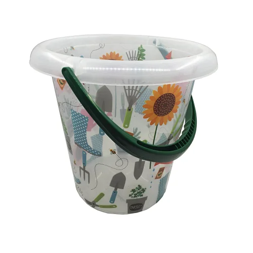 10L PLASTIC BUCKET WITH DECO