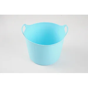 Plastic flexible round PE bucket 3.7L for storage