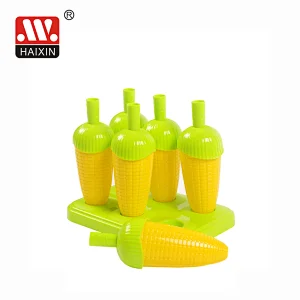 4pcs/6pcs ice-lolly traditional corn pop plastic stick molds  maker