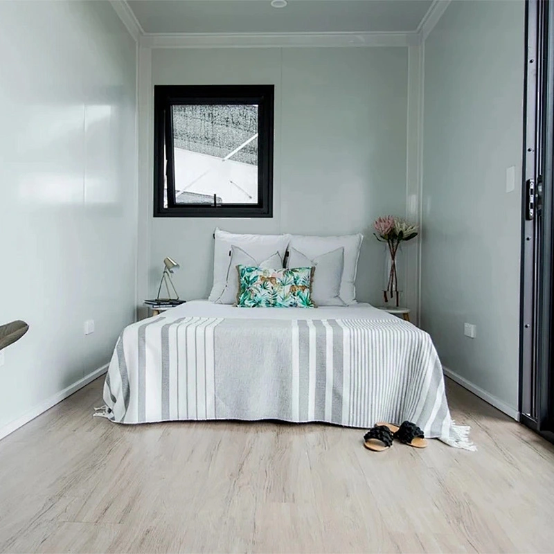 Casa de dormitorio de lujo de acero prefabricada móvil modular prefabricada del envase