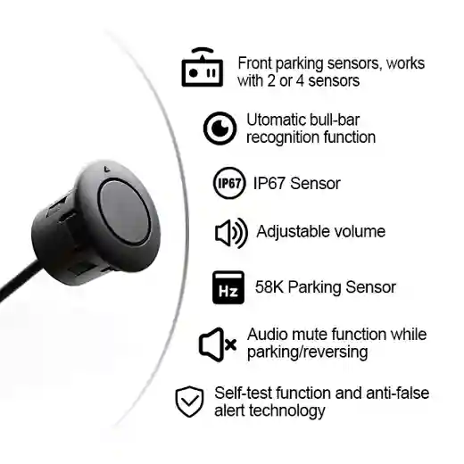 front rear parking sensor