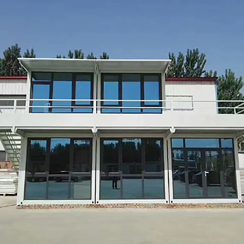 GZXINCHENG Fast Installation  Temporary Office Workshop Flat Packing Prefab Container House with SGE, CE & ROHS