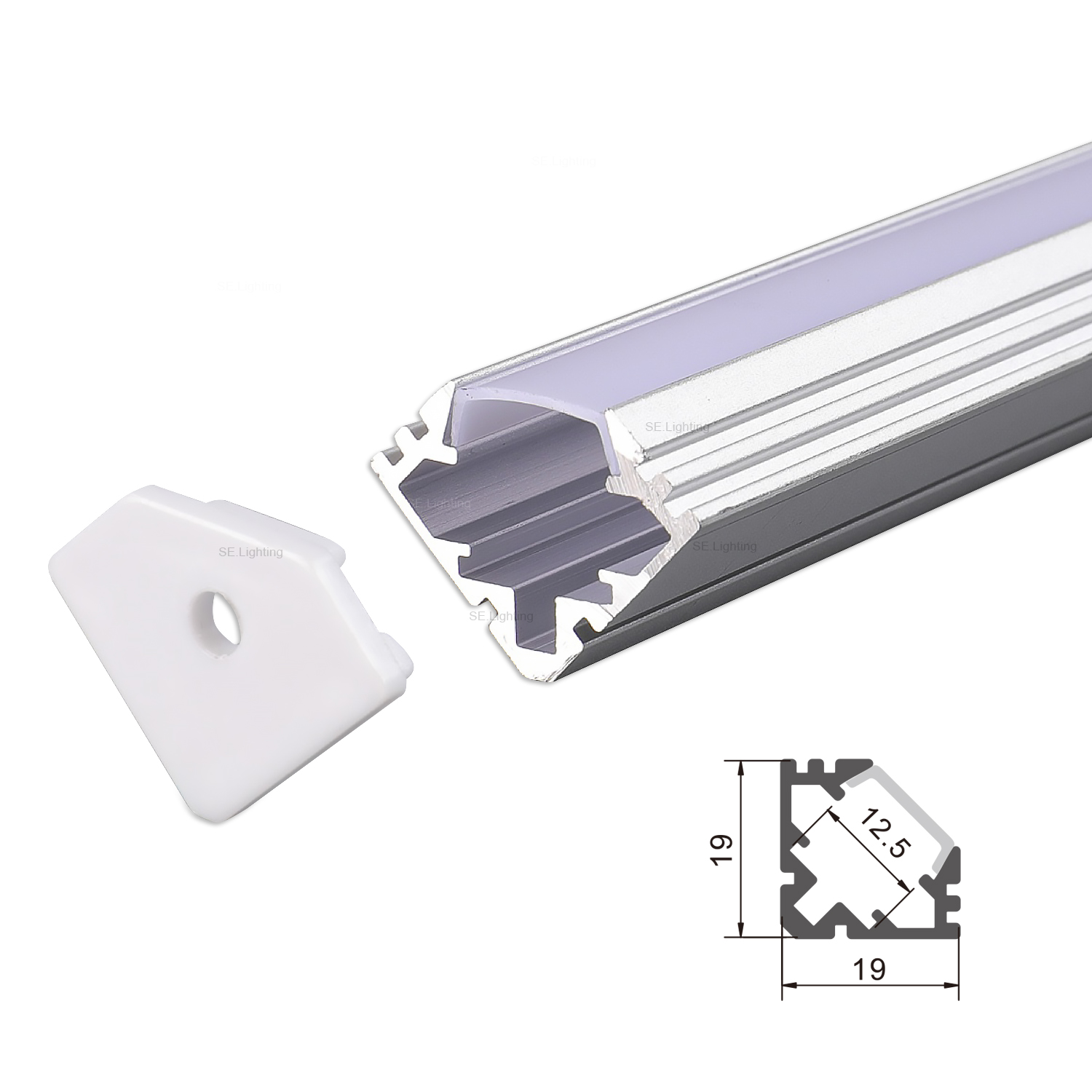 19x19mm LED Aluminum Profiles-B