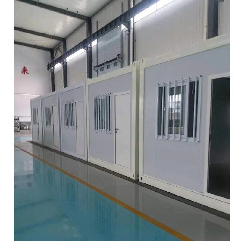 Casa prefabricada del envase de la casa de acero prefabricada de la asamblea rápida en venta