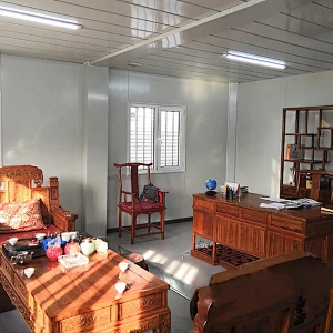 Casa contenedor de lujo prefabricada con baño