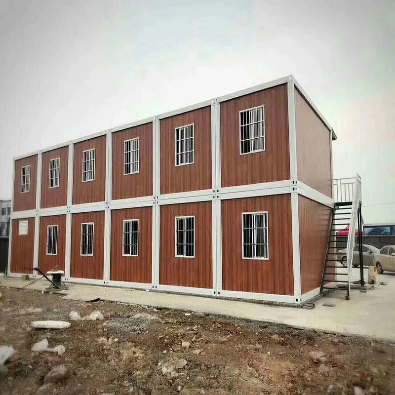 Cheap Prefabricated Modular with Glass Wall Container House