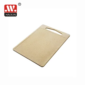 chopping board retangle with handle wheat fiber material
