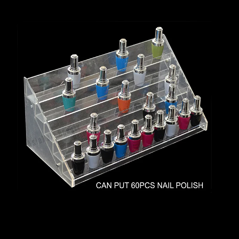 60Pcs Nail Polish Shelf