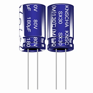KNSCHA Radial Type Aluminum Electrolytic Capacitor 180UF 80V