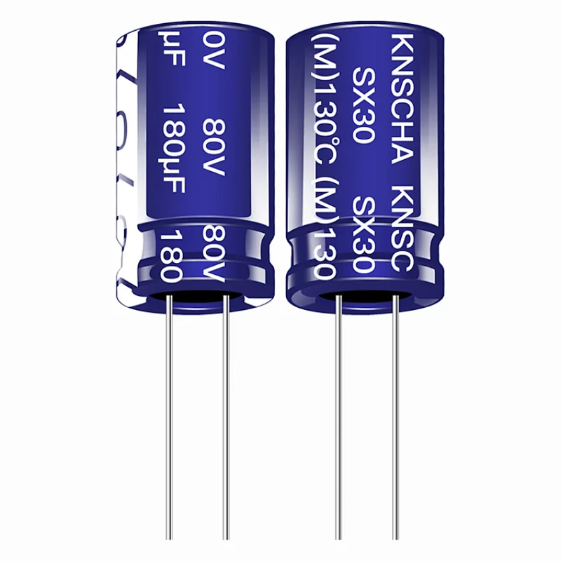 KNSCHA Radial Type Aluminum Electrolytic Capacitor 180UF 80V