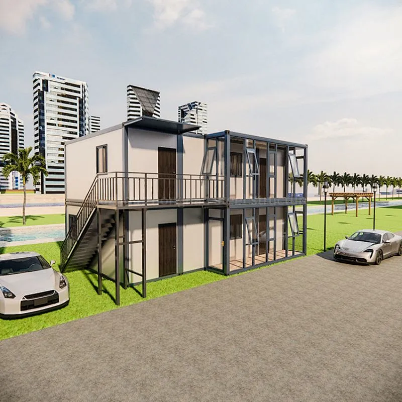 With Sunshade and A Viewing Platform Prefab Building Container House